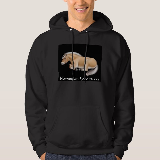 Norwegian Fjord Horse Hoodie (Front)