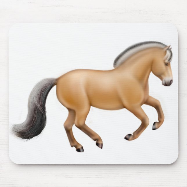 Norwegian Fjord Horse Mousepad (Front)