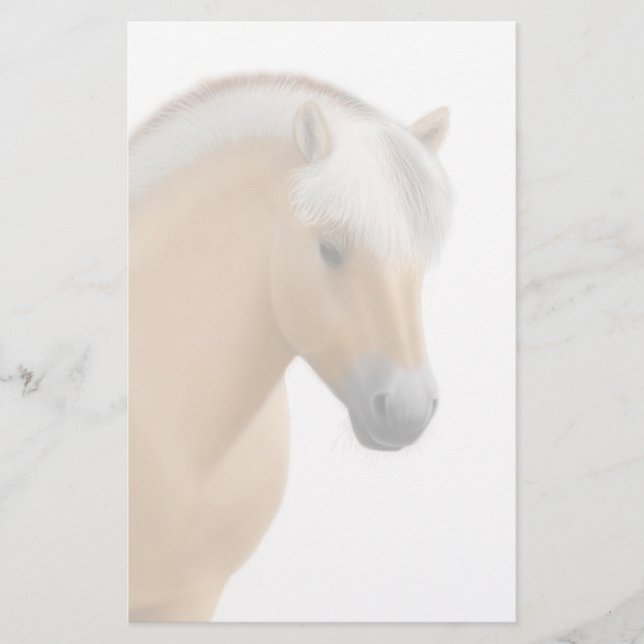 Norwegian Fjord Horse Stationery (Front)