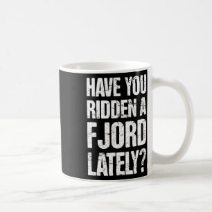 Norwegian Fjord Horseback Riding Fjord  Coffee Mug