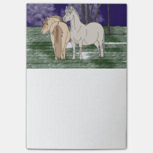 Norwegian Fjord Horses Post-it Notes