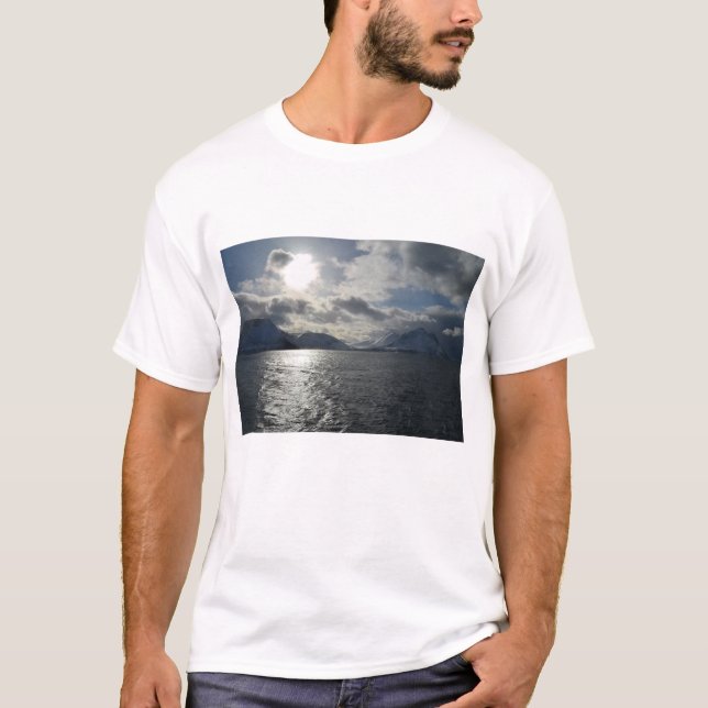 Norwegian Fjord In Winter T Shirt (Front)