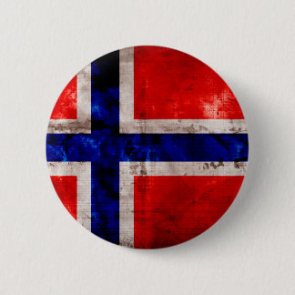 Norwegian Flag 2 Inch Round Button