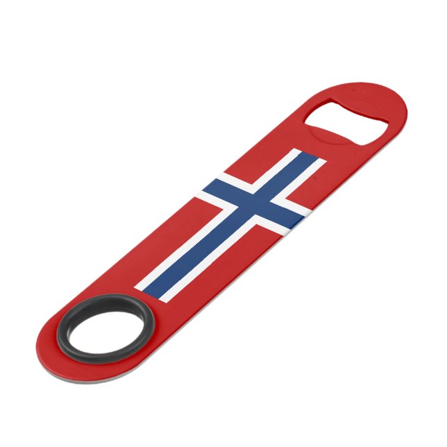 Norwegian flag bar key (Front Angled)