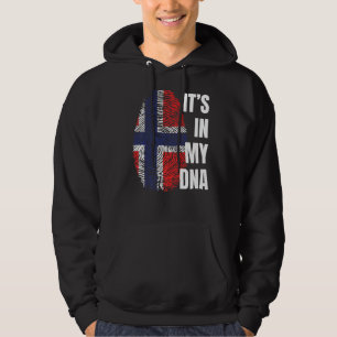 Norwegian Flag Dna Fingerprint Norway Hoodie