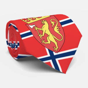 Norwegian Flag, Flag of Norway Tie
