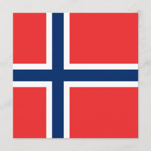 Norwegian Flag Invitation