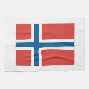 Norwegian Flag Kitchen Towel