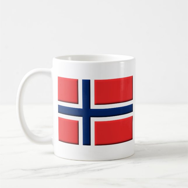 Norwegian Flag Norsk Mug (Left)