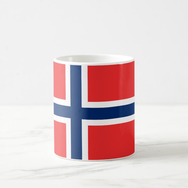 Norwegian Flag (Norway) Coffee Mug (Center)