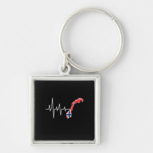 Norwegian Flag Norway Flag Keychain