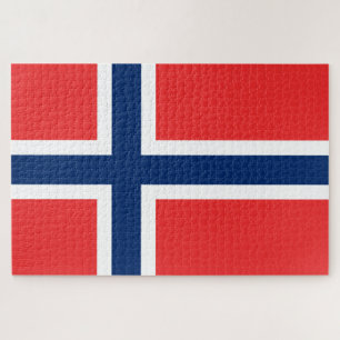 Norwegian Flag (Norway) Jigsaw Puzzle