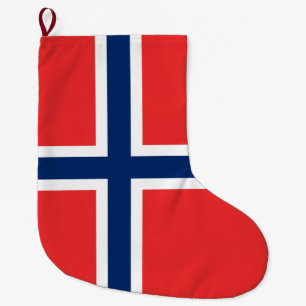Norwegian Flag (Norway) Large Christmas Stocking