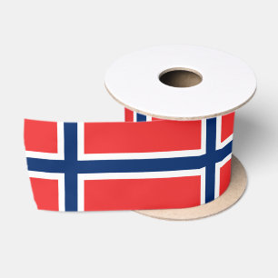 Norwegian Flag (Norway) Satin Ribbon