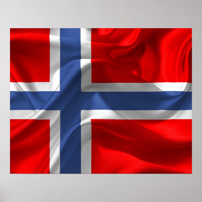 Norwegian flag poster (Front)