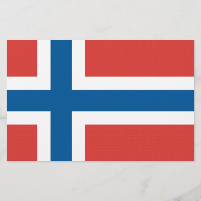 Norwegian Flag Stationery (Front)
