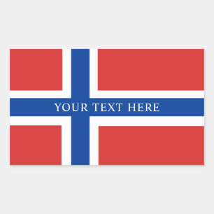 Norwegian Flag Sticker