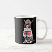 Norwegian Forest Cat Norway Flag