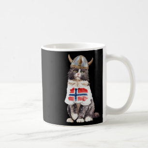 Norwegian Forest Cat Norway Flag Coffee Mug