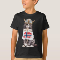 Norwegian Forest Cat Norway Flag 