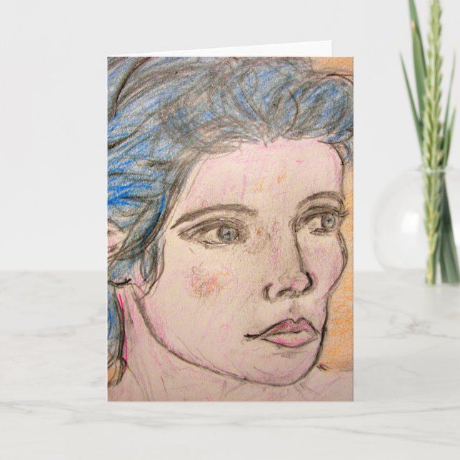 Norwegian Girl Card (Front)