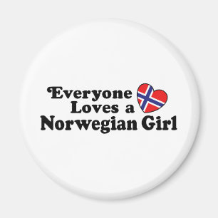 Norwegian Girl Magnet