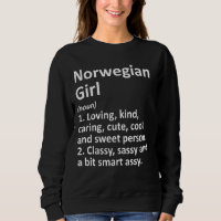 Norwegian Girl Norway Funny Country Home Roots De