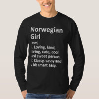 Norwegian Girl Norway Funny Country Home Roots De