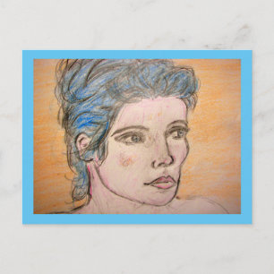 Norwegian Girl Postcard