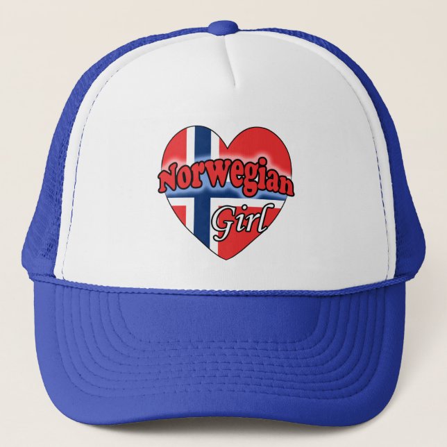 Norwegian Girl Trucker Hat (Front)
