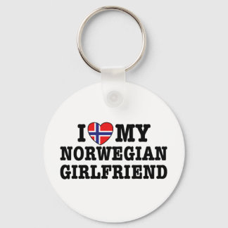 Norwegian Girlfriend Keychain