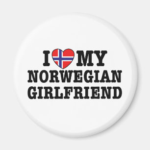 Norwegian Girlfriend Magnet