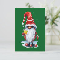 Norwegian Gnome Holding A Hot Toddy