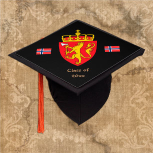 Norwegian Graduate & Norway students / University Graduation Cap Topper