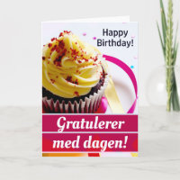 Norwegian "Gratulerer med dagen!" Happy Birthday