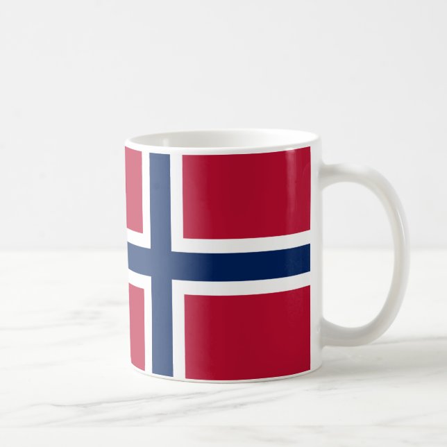 Norwegian Heritage Ceramic Coffee Mug (Right)