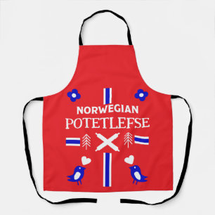 Norwegian Lefse Flatbread Apron