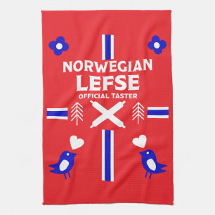 Norwegian Lefse Flatbread Apron Kitchen Towel