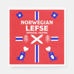 Norwegian Lefse Flatbread Apron Napkin
