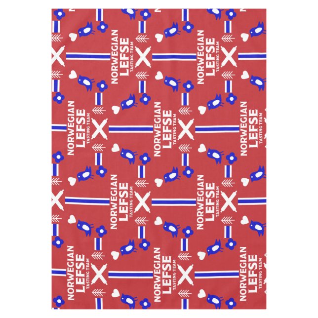 Norwegian Lefse Flatbread Apron Tablecloth (Front)