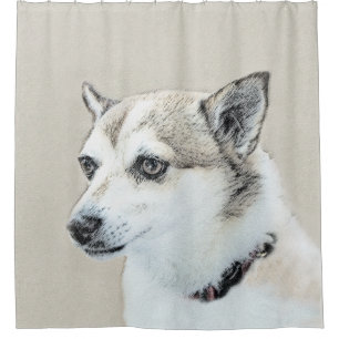 Norwegian Lundehund Painting - Original Dog Art