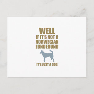 Norwegian Lundehund Postcard