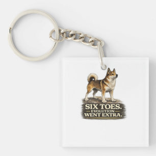 Norwegian Lundehund Shirt – Six Toes Evolution Wen Keychain