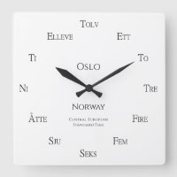 Norwegian Numbers Custom City Country Time Zone