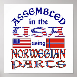 Norwegian Parts Poster