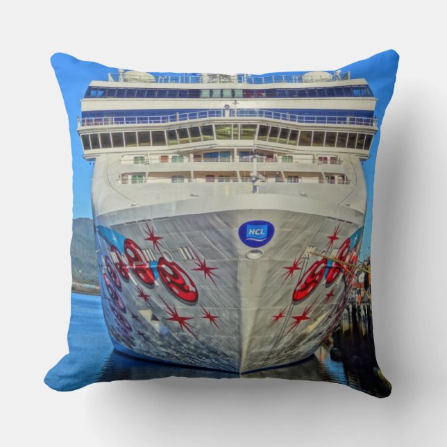 Norwegian Pearl pillow (Front)