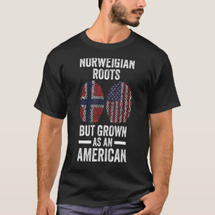 Norwegian roots but grown as an American Norway T-Shirt