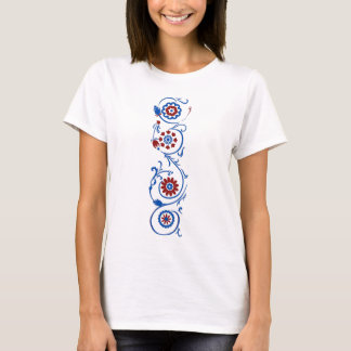 Norwegian Rosemaling Scandinavian T-Shirt