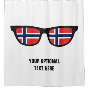Norwegian Shades custom shower curtain