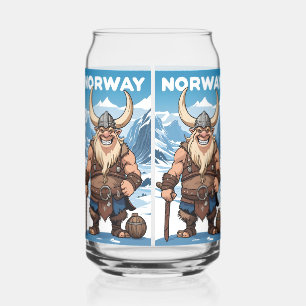 Norwegian Troll Can Glass